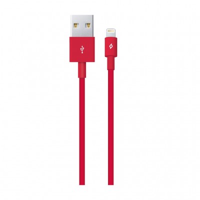 Купить ᐈ Кривой Рог ᐈ Низкая цена ᐈ Кабель Ttec USB - Lightning (M/M), 1 м, Red (2DK7508K)