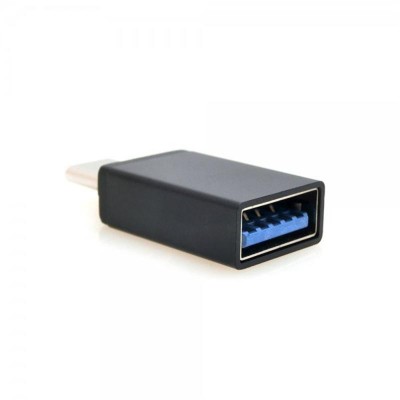 Купить ᐈ Кривой Рог ᐈ Низкая цена ᐈ Адаптер Cablexpert USB - USB Type-C V 3.0 (F/M) Black (A-USB3-CMAF-01)