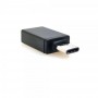 Купить ᐈ Кривой Рог ᐈ Низкая цена ᐈ Адаптер Cablexpert USB - USB Type-C V 3.0 (F/M) Black (A-USB3-CMAF-01)