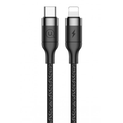 Купить ᐈ Кривой Рог ᐈ Низкая цена ᐈ Кабель Usams US-SJ350 USB Type-C - Lightning, 1.2 м, Black (SJ350USB01)