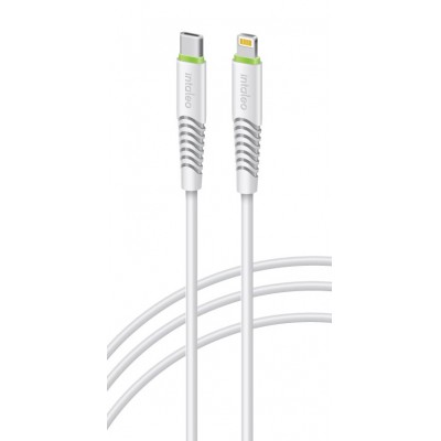 Купить ᐈ Кривой Рог ᐈ Низкая цена ᐈ Кабель Intaleo CBFLEXTL1 USB Type-C - Lightning (M/M), 1.2 м, White (1283126504099)