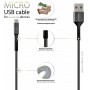 Купить ᐈ Кривой Рог ᐈ Низкая цена ᐈ Кабель Intaleo CB0 USB - micro USB (M/M), 1.2 м, Black/Grey (1283126495649)