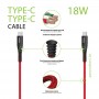 Купить ᐈ Кривой Рог ᐈ Низкая цена ᐈ Кабель Intaleo CBRNYTT1 USB Type-C - USB Type-C (M/M), 1.2 м, Red (1283126504112)