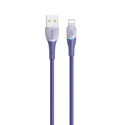 Купить ᐈ Кривой Рог ᐈ Низкая цена ᐈ Кабель Usams US-SJ541 USB - Lightning, 1.2 м, Blue (SJ541USB02)