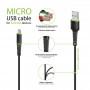 Купить ᐈ Кривой Рог ᐈ Низкая цена ᐈ Кабель Intaleo CBFLEXM3 USB - micro USB (M/M), 3 м, Black (1283126487491)