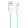 Купить ᐈ Кривой Рог ᐈ Низкая цена ᐈ Кабель Usams US-SJ099 USB - USB Type-C, 1 м, Cyan (TCUSBXD03)