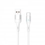 Купить ᐈ Кривой Рог ᐈ Низкая цена ᐈ Кабель SkyDolphin S06T LED Smart Power USB - USB Type-C (M/M), 1 м, White (USB-000556)