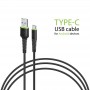 Купить ᐈ Кривой Рог ᐈ Низкая цена ᐈ Кабель Intaleo CBFLEXT0 USB - USB Type-C (M/M), 0.2 м, Black (1283126487446)