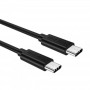 Купить ᐈ Кривой Рог ᐈ Низкая цена ᐈ Кабель Choetech USB Type-C - USB TypeC (M/M), 0.5 м, Black (CC0001)