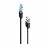 Купить ᐈ Кривой Рог ᐈ Низкая цена ᐈ Кабель Grand-X USB - Lightning (M/M), магнитный, 1 м, Black (MG-01L)