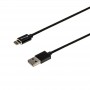 Купить ᐈ Кривой Рог ᐈ Низкая цена ᐈ Кабель Grand-X USB - Lightning (M/M), магнитный, 1 м, Black (MG-01L)