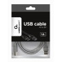 Купить ᐈ Кривой Рог ᐈ Низкая цена ᐈ Кабель Cablexpert USB - USB Type-B V 2.0 (M/M), 1.8 м, серый (CCP-USB2-AMBM-6G)