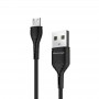 Купить ᐈ Кривой Рог ᐈ Низкая цена ᐈ Кабель Grand-X USB - micro USB (M/M), Fast Сharge, 3 A, 1 м, Black (PM-03B)