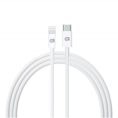 Купить ᐈ Кривой Рог ᐈ Низкая цена ᐈ Кабель Armorstandart AMQGJ2 USB Type-C - Lightning (M/M), 1 м, White (ARM58524)