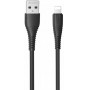 Купить ᐈ Кривой Рог ᐈ Низкая цена ᐈ Кабель Proda PD-B85i USB - Lightning (M/M), 3 A, 1 м, Black (PD-B85i-BK)