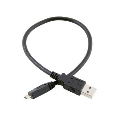 Купить ᐈ Кривой Рог ᐈ Низкая цена ᐈ Кабель Atcom USB - micro USB V 2.0 (M/M), 0.8 м, черный (9174) пакет