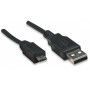 Купить ᐈ Кривой Рог ᐈ Низкая цена ᐈ Кабель Atcom USB - micro USB V 2.0 (M/M), 0.8 м, черный (9174) пакет