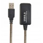 Купить ᐈ Кривой Рог ᐈ Низкая цена ᐈ Кабель Cablexpert USB - USB V 2.0 (M/F), активный удлинитель, 10 м, черный (UAE-01-10M) 