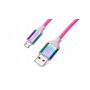 Купить ᐈ Кривой Рог ᐈ Низкая цена ᐈ Кабель REAL-EL Premium USB - micro USB (M/M), 1 м, Rainbow (EL123500052)