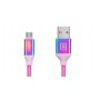 Купить ᐈ Кривой Рог ᐈ Низкая цена ᐈ Кабель REAL-EL Premium USB - micro USB (M/M), 1 м, Rainbow (EL123500052)