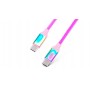 Купить ᐈ Кривой Рог ᐈ Низкая цена ᐈ Кабель REAL-EL Premium USB Type-C - USB Type-C (M/M), 1 м, Rainbow (EL123500053)