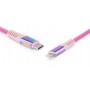 Купить ᐈ Кривой Рог ᐈ Низкая цена ᐈ Кабель REAL-EL USB Type-C - Lightning (M/M), 1 м, Rainbow (EL123500054)