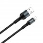 Купити Кабель ColorWay USB - Lightning (M/M), nylon, 2.4 А, 1 м, Black (CW-CBUL045-BK)ᐈ Кривий Ріг ᐈ Замовити по низькій ціні