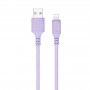 Купити Кабель ColorWay USB - Lightning (M/M), soft silicone, 2.4 А, 1 м, Purple (CW-CBUL044-PU)ᐈ Кривий Ріг ᐈ Замовити по низькі