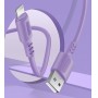 Купити Кабель ColorWay USB - Lightning (M/M), soft silicone, 2.4 А, 1 м, Purple (CW-CBUL044-PU)ᐈ Кривий Ріг ᐈ Замовити по низькі