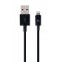 Купить ᐈ Кривой Рог ᐈ Низкая цена ᐈ Кабель Cablexpert USB - Lightning (M/M), премиум, 2 м, черный (CC-USB2P-AMLM-2M)