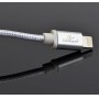 Купить ᐈ Кривой Рог ᐈ Низкая цена ᐈ Кабель Cablexpert USB - Lightning (M/M), 1.8 м, серебристый (CCB-mUSB2B-AMLM-6-S)