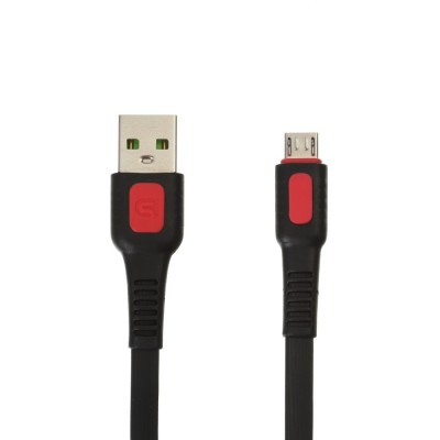 Купить ᐈ Кривой Рог ᐈ Низкая цена ᐈ Кабель Armorstandart AR15 USB - micro USB (M/M), 2.4 А, 1 м, Black (ARM59535)