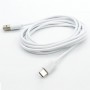 Купить ᐈ Кривой Рог ᐈ Низкая цена ᐈ Кабель Dengos USB-USB Type-C 2м White (PLS-TC-2M-WHITE)