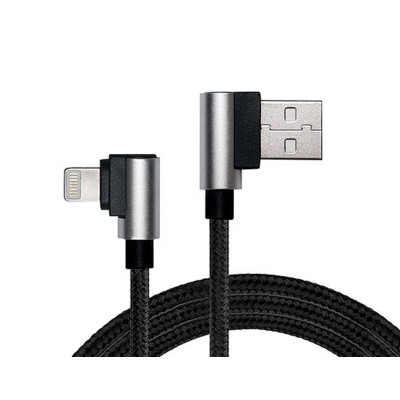 Купить ᐈ Кривой Рог ᐈ Низкая цена ᐈ Кабель REAL-EL Premium USB - Lightning (M/M), 1 м, черний (EL123500034)