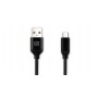 Купить ᐈ Кривой Рог ᐈ Низкая цена ᐈ Кабель REAL-EL Premium Fabric USB - USB Type-C (M/M), 2 м, Black (EL123500047)