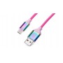 Купить ᐈ Кривой Рог ᐈ Низкая цена ᐈ Кабель REAL-EL Premium USB - USB Type-C (M/M), 1 м, Rainbow (EL123500050)