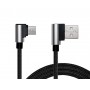 Купить ᐈ Кривой Рог ᐈ Низкая цена ᐈ Кабель REAL-EL Premium USB - USB Type-C (M/M), 1 м, чорний (EL123500032)