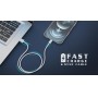 Купить ᐈ Кривой Рог ᐈ Низкая цена ᐈ Кабель REAL-EL USB - Lightning (M/M), 2 м, White (EL123500056)