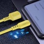 Купить ᐈ Кривой Рог ᐈ Низкая цена ᐈ Кабель ColorWay USB - Lightning (M/M), soft silicone, 2.4 А, 1 м, Yellow (CW-CBUL043-Y)