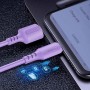 Купить ᐈ Кривой Рог ᐈ Низкая цена ᐈ Кабель ColorWay USB - micro USB (M/M), soft silicone, 2.4 А, 1 м, Purple (CW-CBUM044-PU)