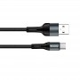 Купити Кабель ColorWay USB - USB Type-C (M/M), nylon, 2.4 А, 1 м, Black (CW-CBUC045-BK)ᐈ Кривий Ріг ᐈ Замовити по низькій ціні