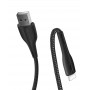 Купить ᐈ Кривой Рог ᐈ Низкая цена ᐈ Кабель ColorWay USB - Lightning (M/M), PVC + Led, 2.4 А, 1 м, Black (CW-CBUL034-BK)