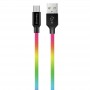 Купить ᐈ Кривой Рог ᐈ Низкая цена ᐈ Кабель ColorWay USB - micro USB (M/M), 2.4 А, 1 м, Multicolor (CW-CBUM017-MC)