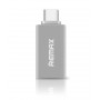 Купить ᐈ Кривой Рог ᐈ Низкая цена ᐈ Адаптер Remax Glance USB-USB Type-C RA-OTG1 Silver (2000700004672)