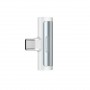 Купить ᐈ Кривой Рог ᐈ Низкая цена ᐈ Адаптер Remax RL-LA03a Smooth 2in1 USB Type-C-3.5mm/USB Type-C White (6954851298809)