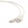 Купить ᐈ Кривой Рог ᐈ Низкая цена ᐈ Кабель Cablexpert USB - mini USB V 2.0 (M/M), 5 pin, 0.9 м, White (CC-USB2-AM5P-3)