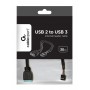 Купить ᐈ Кривой Рог ᐈ Низкая цена ᐈ Кабель Cablexpert USB 2.0 9-pin - USB 3.0 19-pin (F/M), 0.15 м, внутренний, черный (CC-U3U2-