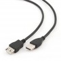 Купить ᐈ Кривой Рог ᐈ Низкая цена ᐈ Кабель Cablexpert USB - USB V 2.0 (M/F), удлинитель, 3.0 м, черный (CCP-USB2-AMAF-10)