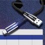 Купить ᐈ Кривой Рог ᐈ Низкая цена ᐈ Кабель ColorWay USB - micro USB (M/M), Zinc Alloy + Led, 2.4 А, 1 м, Black (CW-CBUM035-BK)