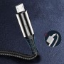 Купить ᐈ Кривой Рог ᐈ Низкая цена ᐈ Кабель ColorWay USB - micro USB (M/M), Zinc Alloy + Led, 2.4 А, 1 м, Black (CW-CBUM035-BK)